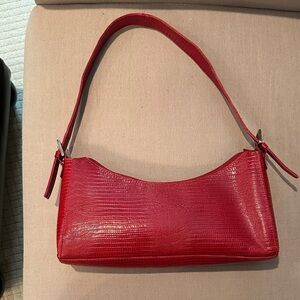 Michael Rome Vibrant Red Shoulder Bag